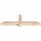 Ekena Millwork Eugene Smooth Timber Gable Bracket, Douglas Fir, 48"W x 16"H x 3 1/2"D x 3 1/2"F, 8/12 Pitch GBW048X16X0404EUG00SDF - alternate 5